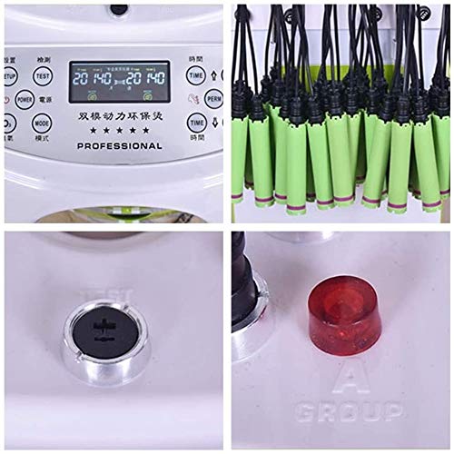 WYBM Stand Up Secador de Pelo Perm máquina con múltiples Funciones Pantalla LCD cajones de Almacenamiento portátil Acelerador Procesador Peluquero Profesional peluquería Color 807