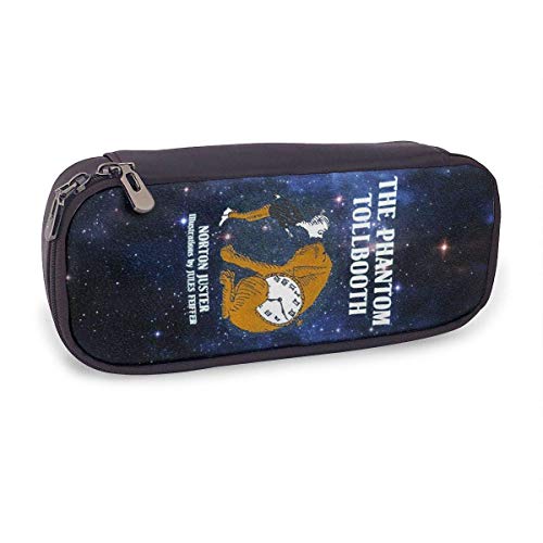 XCNGG Phantom Tollbooth Nortou Juster Illustrations-Jules Feiffer Estuche para lápices con cremallera universal Bolsa de gran capacidad para pintor Dibujo Pintura Niños Caja Papelería Organizador Cosm