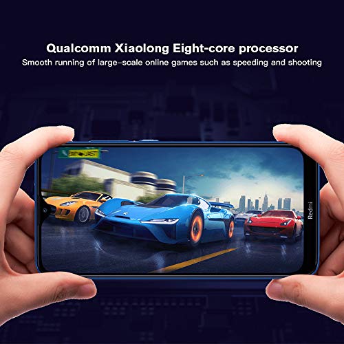 Xiaomi Redmi 8 Smartphone,3GB 32GB Mobilephone, 6,22” Pantalla Snapdragon 439,Teléfono Móvil 12MP Cámara Dual,Versión Global (Azul)