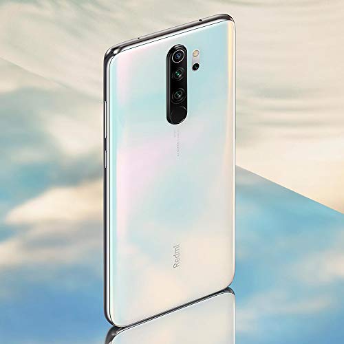 Xiaomi Redmi Note 8 Pro Smartphone,6GB RAM 64GB ROM Mobilephone,Pantalla Completa de 6.53 ",MTK Helio G90T Octa Core,Carga Rápida de 4500 mAh,Quad Cámara(64MP + 8MP + 2MP + 2MP)Versión Global (Blanco)