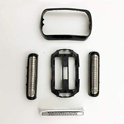 xiegons3 Pieza De Repuesto para Afeitadora,Reemplazo De Cabezal De Aluminio Compatible con Braun 301S,310S,320S,340S,360S,3000S,3010S,3020S,Cruzer6, Etc.