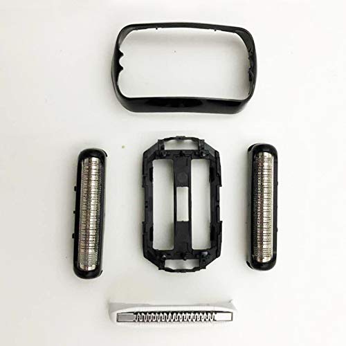 xiegons3 Pieza De Repuesto para Afeitadora,Reemplazo De Cabezal De Aluminio Compatible con Braun 301S,310S,320S,340S,360S,3000S,3010S,3020S,Cruzer6, Etc.