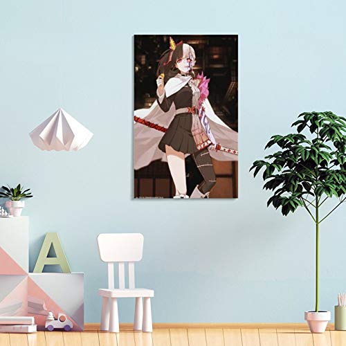 Xinhong The Ghost of The Sword Incienso Nai The Ghost Art Poster and Wall Art Picture Print Modern Family Bedroom Decor Posters 50 x 75 cm
