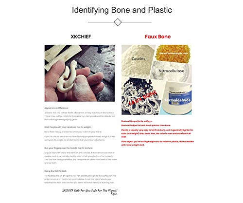 XKCHIEF - Colgante Ovalado de Doble torsión, Tallado de Hueso con cordón de Cera marrón Ajustable, joyería Hecha a Mano para Mujeres o Hombres