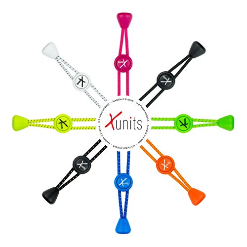 Xunits Cordones elásticos y redondos para zapatos, prácticos, evita que arrastren, disponibles en diferentes colores azul azul