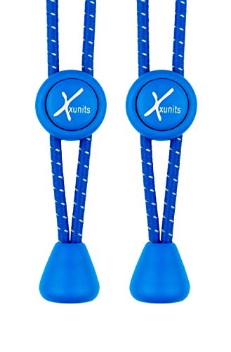 Xunits Cordones elásticos y redondos para zapatos, prácticos, evita que arrastren, disponibles en diferentes colores azul azul