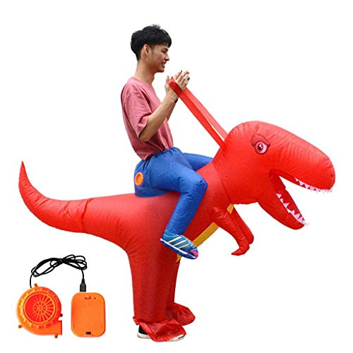 XXLYY Inflable Adultos Niños Montar Dinosaurio Disfraz Mascarada Vida Silvestre