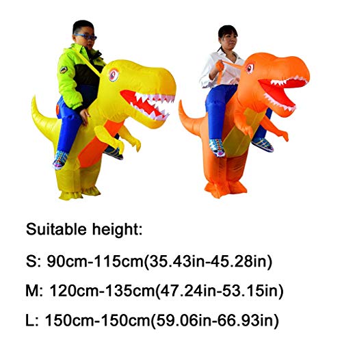 XXLYY Inflable Adultos Niños Montar Dinosaurio Disfraz Mascarada Vida Silvestre