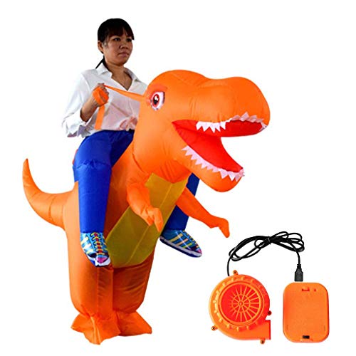XXLYY Inflable Adultos Niños Montar Dinosaurio Disfraz Mascarada Vida Silvestre