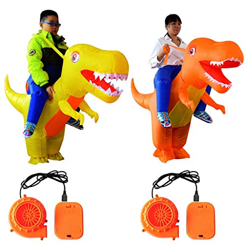 XXLYY Inflable Adultos Niños Montar Dinosaurio Disfraz Mascarada Vida Silvestre