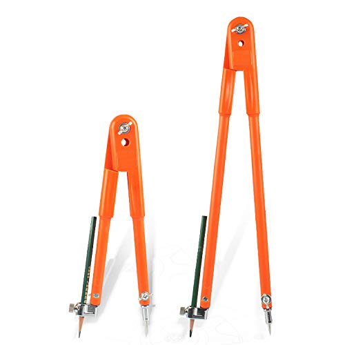 XZANTE Tama？o Grande Compases LáPiz De PrecisióN De Carpintero Divisores Ajustables De Gran DiáMetro CompáS De Marcado Y Trazado Para CarpinteríA