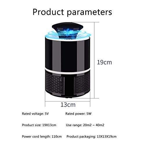 YANGSANJIN UV Insect Mosquito Killer Portable Mosquito Zapper Carpa Light Camping Insect Killer, para bebés y Mujeres Embarazadas Exterior Interior, B (Deportes)