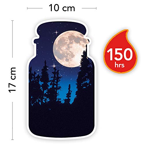 Yankee Candle 115174E - Midsummer Night Vela grande y aromatica con extracte de plantas naturales, negro, 632 g