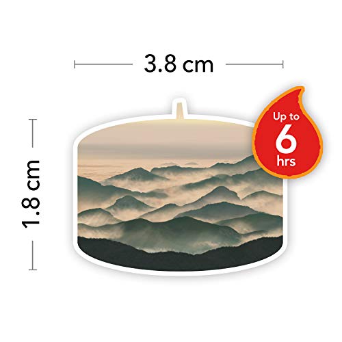 Yankee Candle velas Tea Light de cera, Montañas brumosas, gris, 8,4 x 8,4 x 6,1 cm