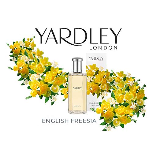 Yardley Londres Inglés Freesia Eau de Toilette con vaporizador, 125 ml