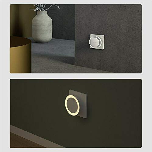 Yeelight LED Inductive Nightlight Plug with Light Sensitive Sensor for Bedroom Hallway Baby Room Toilet, (EU Plug)