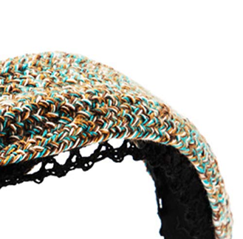 Yhhzw Lady Head Band Accesorio Para El Cabello Hilo De Lana Lace Bowknot Banda Para La Cabeza Simple Para Mujer Diademas De Invierno Ancho 4Cm