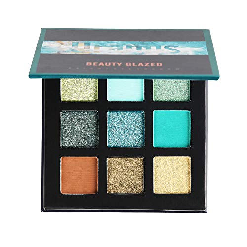 YIHANK Paleta de sombras de ojos, sombra de ojos en polvo brillante mate sombra de ojos maquillaje cosmético