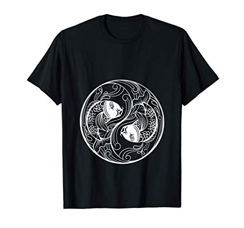 Yin Yang Koi Fish | butterfly Nishikigoi Love Japanese Gift Camiseta