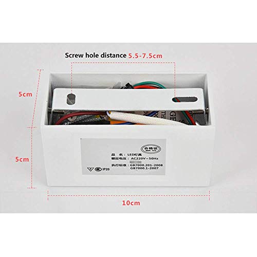 YLCJ LED Wandleuchte Innen Wandlampe Weiß 8W Modernes Acryl Zwei Elche Design Für Flur Treppenhaus Wohnzimmer Schlafzimmer8W (Drei Farben Dimmbar)[Energieklasse A++]