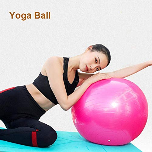 YLJYJ Ejercicio Yoga Ball, Pilates Ball Sport Swiss Ball 95cm, para Fitness Embarazo Parto Physio Balance Pilates
