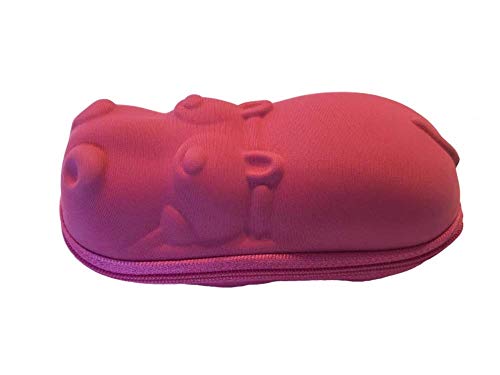 Yoccoes - Sunproof Carry Case - Pink Hippo, 15 x 6 x 5.5 cm