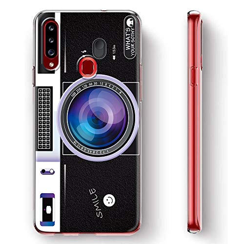 Yoedge - Funda para teléfono Doogee X95, silicona transparente a prueba de golpes, TPU transparente con estampado de dibujos animados antiarañazos, carcasa trasera para Doogee X95, color morado