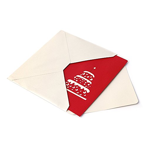 Yongbest Tarjeta de Cumpleaños Pop Up 3D,Tarjeta de Regalo Tarjeta de San Valentin con Láser para La Familia Niños Amigos Amante de San Valentín Feliz Cumpleaños Aniversario