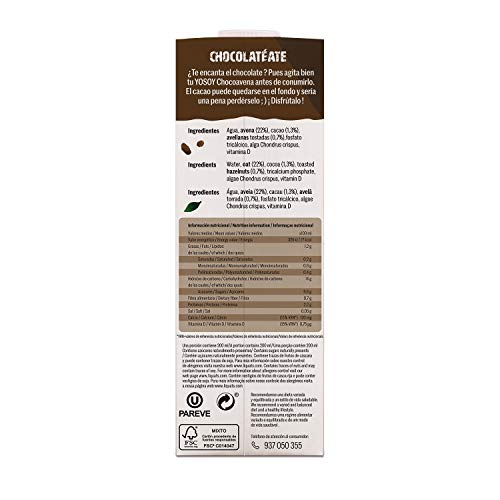 YOSOY - Bebida de Chocoavena - Caja de 8 packs de 3x250ml