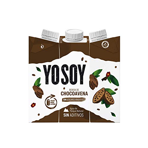 YOSOY - Bebida de Chocoavena - Caja de 8 packs de 3x250ml