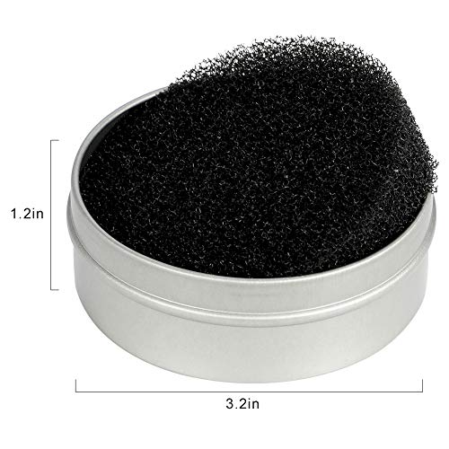 You&Lemon Esponja Caja de Limpieza de Pinceles de Maquillaje Removedor de Residuos de Polvo Esponja Elimina Color Reutilizable y Lavable(única capa)