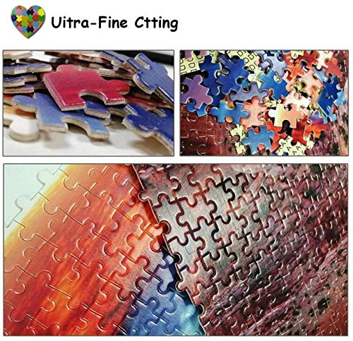 YsKYCp Puzzle 1000 Piezas,Rompecabezas De Bricolaje Puzzles Manada De Jirafas Masai para Niños Adultos