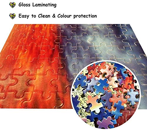 YsKYCp Puzzle 1000 Piezas,Rompecabezas De Bricolaje Puzzles Manada De Jirafas Masai para Niños Adultos