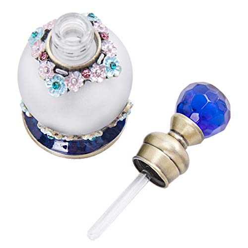 YU FENG - Botellas de Perfume vacías de Cristal rellenables de 15 ml para almacenar fragancias, decoración de tocador, Regalos, Viajes