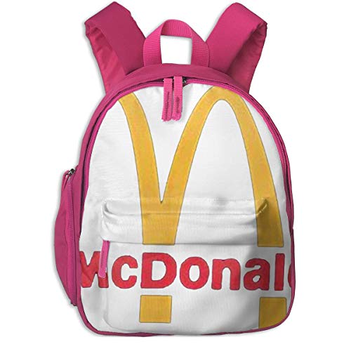 Yuanmeiju Bolso de Hombro para niños Logotipo de Mcdonalds Innovador Estilo Minimalista Neutral Rosa Talla única