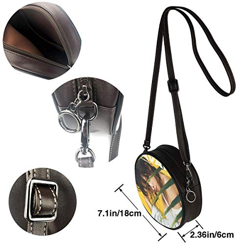 Yuanmeiju Bolso de hombro redondo Camila Cabello Round Single Shoulder Bag