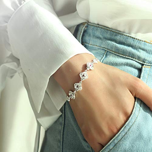 YUESFZ Brazalete Tobilleras Pulseras El Corte Ingles Pulsera De Flor De Mariposa De La Amistad Regalo De Cumpleaños De Niña Literaria Joyería Salvaje De Moda para Fiestas