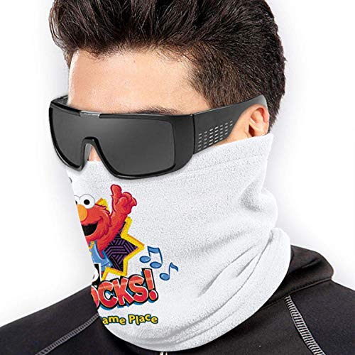 YUIT Classic Elmo 's World Seamless Microfiber Neck Warmer Gaiter Scarf para hombres mujeres