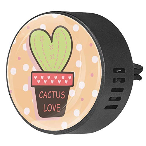 Yumansis Cactus De Amor Negro 2 Coche difusor aromaterapia Aromas Universal aceites Esenciales esencias aroflora（5 fragancias para Elegir ） Almizcle Blanco