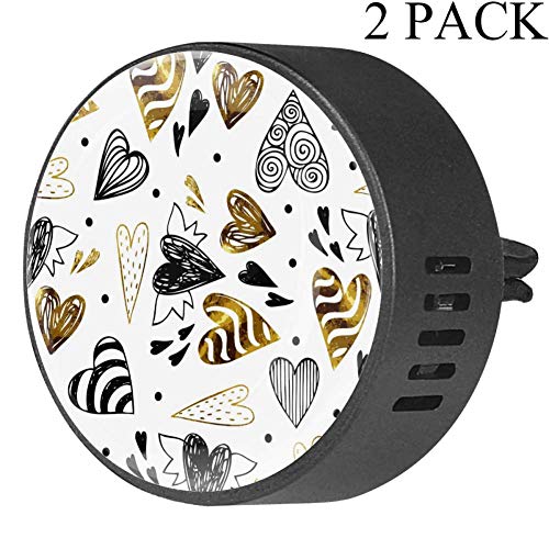 Yumansis Oro Negro Amor Negro 2 Coche difusor aromaterapia Aromas Universal aceites Esenciales esencias aroflora（5 fragancias para Elegir ） Almizcle Blanco