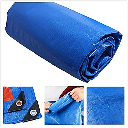 YYLNB Heavy Duty Impermeable Ligero de Tela Impermeable, a Prueba de Agua Azul Fuerte Sheet Covers Lona Esmerilado, Adecuada for Granja, Jardín, Body Shop, Garaje, Astillero y Ocio Uso (Size : 2x3m)