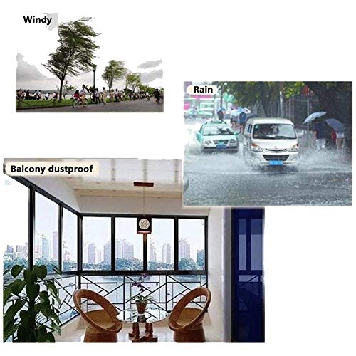 YYLNB Lona Impermeable for Trabajo Pesado, Resistente al Desgaste, Anti-envejecimiento, Transparente Lona de PVC, Apto for Granja, Jardín, Body Shop, Garaje, Astillero y Ocio Uso (Size : 2x3m)