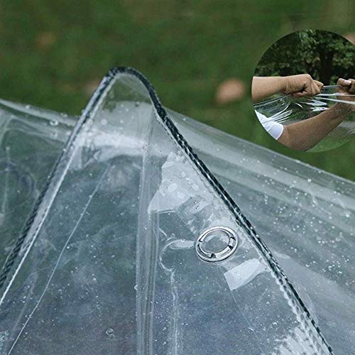 YYLNB Lona Impermeable for Trabajo Pesado, Resistente al Desgaste, Anti-envejecimiento, Transparente Lona de PVC, Apto for Granja, Jardín, Body Shop, Garaje, Astillero y Ocio Uso (Size : 2x3m)