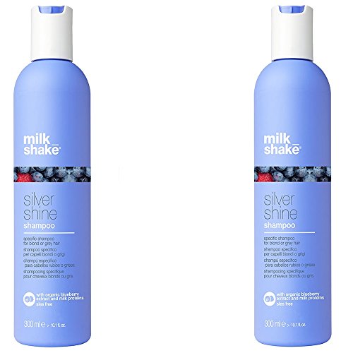 Z. One Milk Shake Silver Shine Shampoo Duo Pack 2 x 300 ml Champú especial para cabello rubio o grises 600 ml. Promoción envío gratuita
