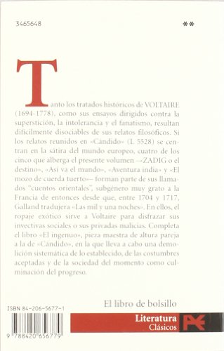 Zadig y otros cuentos (El libro de bolsillo - Literatura)