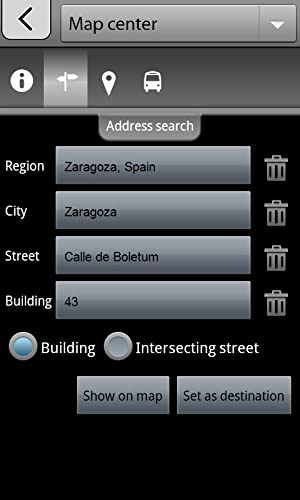 Zaragoza, España GPS Navigator (Golden Forge)