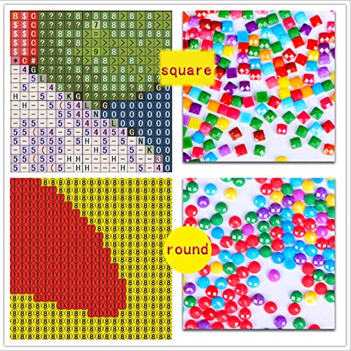 ZAWAGU Pintura diamante DIY 5D punto de cruz regalo flor tortuga adulto para niños establece diamantes de imitación diamante cuadrado