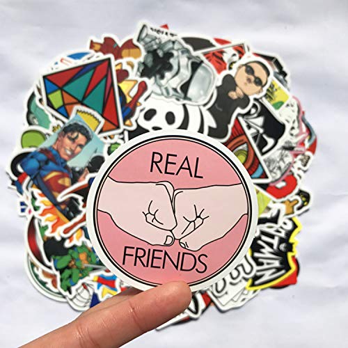 Zelbuck Paquete de Pegatinas 300-Pcs Kit de Impermeable Pegatinas Vinilos Adhesivos Sticker Pack para laptop, Coches, Motocicleta, Bicicleta, Equipaje, Monopatín -Regalo Ideal para Familiares y Amigos