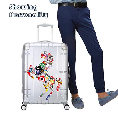 Zelbuck Paquete de Pegatinas 300-Pcs Kit de Impermeable Pegatinas Vinilos Adhesivos Sticker Pack para laptop, Coches, Motocicleta, Bicicleta, Equipaje, Monopatín -Regalo Ideal para Familiares y Amigos