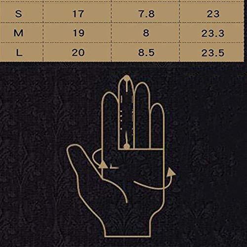 zhangmeiren Guantes De Piel De Oveja De Pelo De Conejo De Otoño E Invierno Mujer Gruesa, Más Cálidos Tacto De Terciopelo Acolchado Manicura con Estilo (Color : Blue, Size : S)